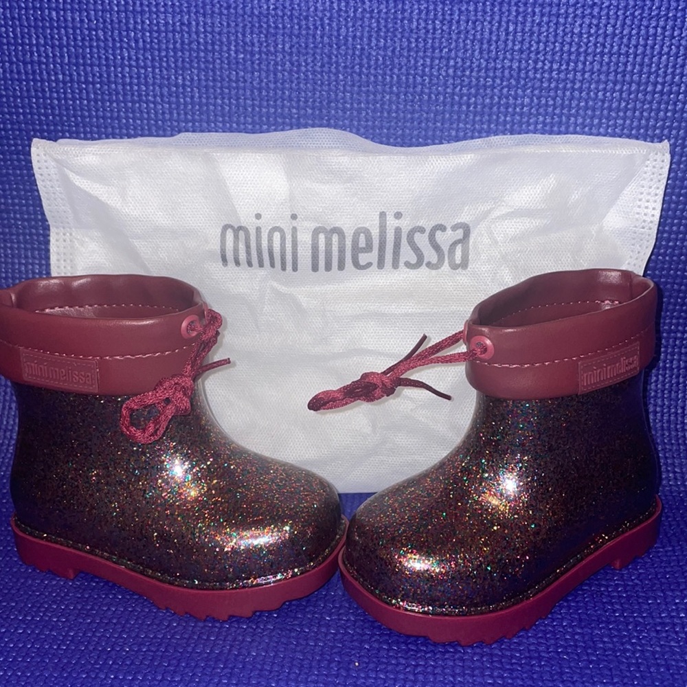 Little girl, rain boots